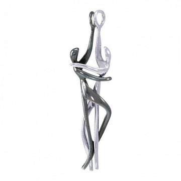 Yin Yang Lovers Silver Pendant MG589 - Jewelry
